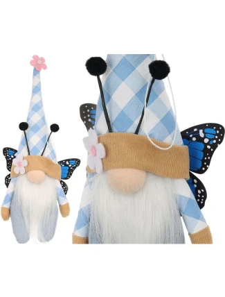 GHOST GNOM BLUE MOTHER 25CM SPRING DECORATION dětské