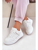 Dámské Sportovní Boty Tenisky Z Eko Kůže Bílé Telisiria Dámské Sportovní Boty Tenisky Z Eko Kůže Bílé Telisiria