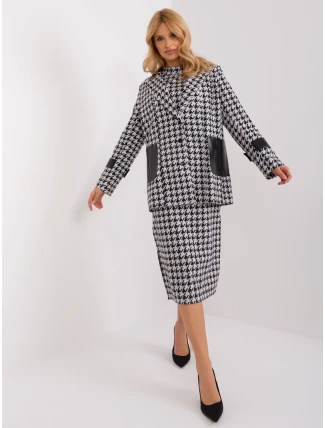 Bunda LK MA 509511.99 bílá a černá