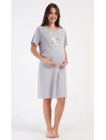 Dámská noční košile mateřská Čáp s miminkem Dámská noční košile mateřská Čáp s miminkem