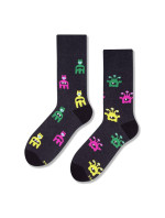 Pánské vzorované nepárové ponožky More 079