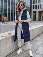 Dámská prošívaná vesta ELLA navy blue FashionStreet TY3034 Dámská prošívaná vesta ELLA navy blue FashionStreet TY3034