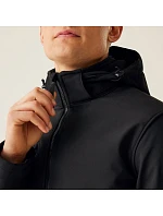 Regatta TRA 701 3-vrstvá softshellová bunda s kapucí "Venturer" 36.A701 black/classic red