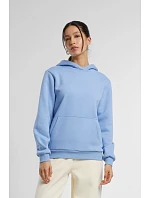 Build your Brand BY 289 Dámská oversize mikina s kapucí "Fluffy" 56.0289 heather grey