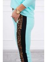 Mátová sada s leopardím potiskem Mátová sada s leopardím potiskem