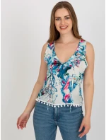 Halenka AT BZ 2202B.70 bílá a modrá