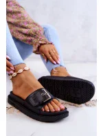 Dámské módní pantofle Big Star - černé