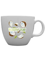 Personalizovaný MEGA XXL keramický hrnek 1 000 ml s letním ovocem