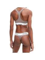 Dámská tanga Modern Cotton Nat QF7050E-5R4 - Calvin Klein Dámská tanga Modern Cotton Nat QF7050E-5R4 - Calvin Klein