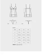 Košilka Bisquella chemise XXL - Obsessive Košilka Bisquella chemise XXL - Obsessive