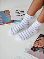 Dámské ponožky 0200-162 pruhované - Milena Dámské ponožky 0200-162 pruhované - Milena