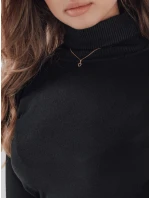 Dámský svetr s rolákem VANORIA black FashionStreet MY2488
