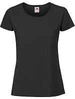 Fruit of the Loom Lady-Fit Iconic 195 T Dámské tričko z těžké bavlny 16.1424 black