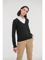 Russell Athletic 715F Dámský pletený cardigan s výstřihem do V 11.715F black
