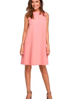 Dámské Stylove Šaty S157 Salmon Pink - Figl