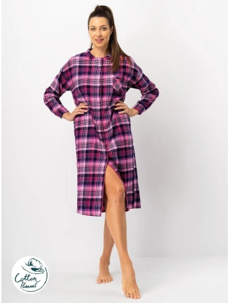 Dámská košile bez knoflíků Key LND 490 B25 délka/r S-XL Dámská košile bez knoflíků Key LND 490 B25 délka/r S-XL