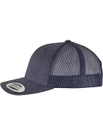 Flexfit 6606/6606T 6 panelová vintage kšiltovka "Trucker" 55.6606 heather navy Flexfit 6606/6606T 6 panelová vintage kšiltovka "Trucker" 55.6606 heather navy