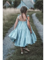 Dětské baletky s mašlí Zlaté Jellema