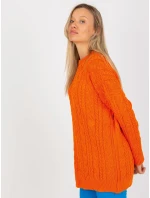 Dámský svetr LC SW 8010  oranžový