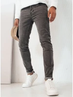Pánské tmavě šedé džínové kalhoty FashionStreet UX4240