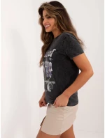 Halenka D12048M02556E tmavě šedá