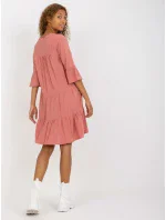 Šaty D73761M30214A3 tmavě růžové Šaty D73761M30214A3 tmavě růžové