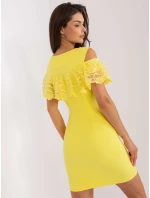 LK SK 506332 šaty.24 žlutá LK SK 506332 šaty.24 žlutá