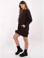 Šaty RV TU 5184.93P tmavě hnědá Šaty RV TU 5184.93P tmavě hnědá