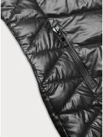 Dámská zimní prošívaná bunda (16M9100-105) grafitová - J.Style