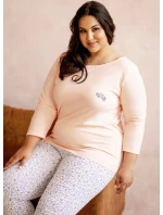 Taro Ariella 3256 3/4 2XL-3XL Z24/25 dámské pyžamo Taro Ariella 3256 3/4 2XL-3XL Z24/25 dámské pyžamo