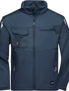 Daiber JN 844 Pracovní letní softshellová bunda - Strong 02.0844 navy/navy