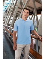 Russell Athletic 570M Pánské piqué polo "Authentic Eco" 10.570M petrol blue Russell Athletic 570M Pánské piqué polo "Authentic Eco" 10.570M petrol blue
