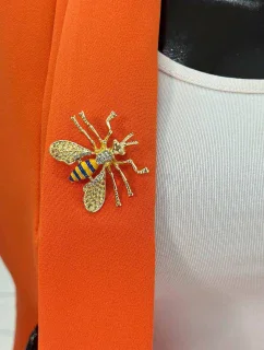 Brož včela A-2-21-9 chrpa modrá