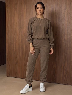 Dámská souprava z kordového úpletu – mikina a kalhoty Fango FashionStreet AY1253