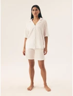 Henderson Dámské pyžamo 43348 Nilsa 2 kr/r S-L pruhované