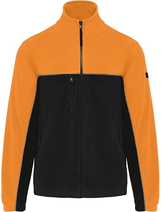 WK WK 904 Pracovní fleecová bunda 20.W904 black/orange WK WK 904 Pracovní fleecová bunda 20.W904 black/orange