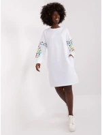 RV SK 8979 šaty.94P bílá RV SK 8979 šaty.94P bílá