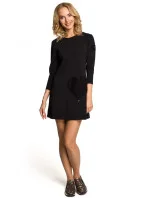 Dámská tunika z francouzského froté úpletu s kapsou ve tvaru srdce M053  - MOE