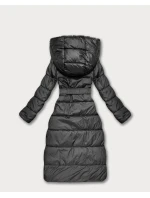 Oboustranná zimní bunda - kožíšek v grafitové barvě Minority (P3-6020-27) Oboustranná zimní bunda - kožíšek v grafitové barvě Minority (P3-6020-27)