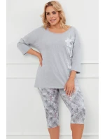 Italská móda Ibena r.3/4 sp.3/4 barva:melange/print Italská móda Ibena r.3/4 sp.3/4 barva:melange/print