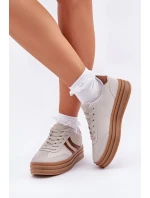 Stylové tenisky na platformě šedé Doriwa Stylové tenisky na platformě šedé Doriwa