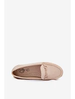 Dámské mokasíny ploché béžové Olisa