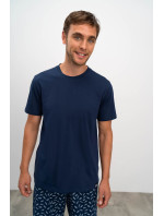 Pánské tričko 16850 tmavě modré - Vamp