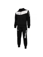 Pánská tepláková souprava Tuta Visa  TR018 1003 černobílá - Givova