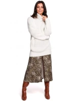 Dámský svetr BK030 Bílá - BeWear Dámský svetr BK030 Bílá - BeWear