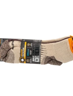 Skechers 3ks Pánské pracovní ponožky S115423-SAND Beige 41-46