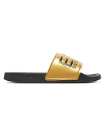 Pánské sportovní žabky Emporio Armani EA7 černé/zlaté – 7X000108-AF15118-MZ097 Pánské sportovní žabky Emporio Armani EA7 černé/zlaté – 7X000108-AF15118-MZ097