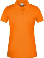 Daiber JN 873 Dámské pracovní bio piqué polo 02.0873 orange