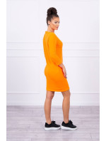Klasické oranžové neonové šaty