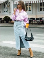 Modrá džínová sukně VIRTON FashionStreet CY0463